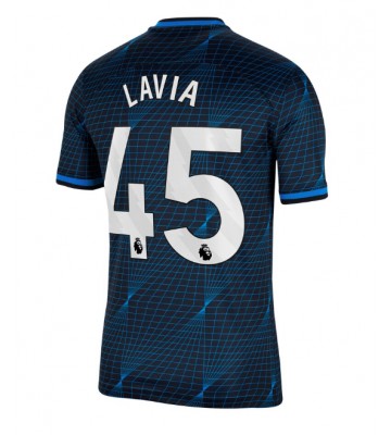 Chelsea Romeo Lavia #45 Replika Udebanetrøje 2023-24 Kortærmet